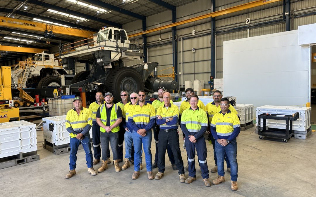 Fortescue welcomes the arrival of Australia’s first prototype battery system designed for a zero emission battery electric mining haul truck